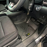 Toyota Hilux 2016 - 2021 Cab 3d Tailored Mud Mats Manual Black - Mudblock